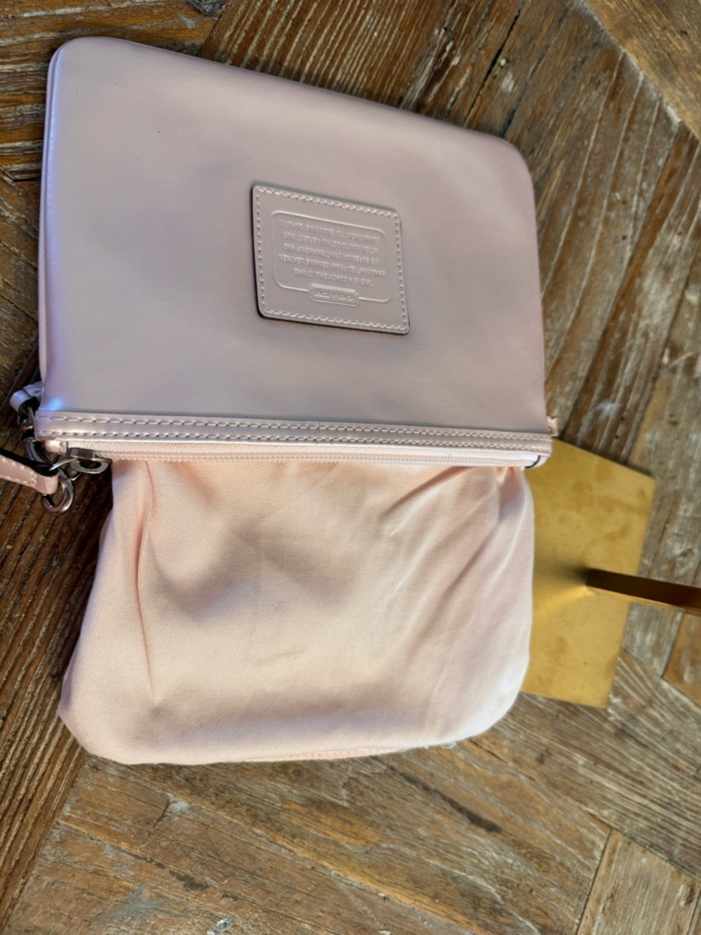 Coach Storybook Leather Wristlet - Picture 10 of 13